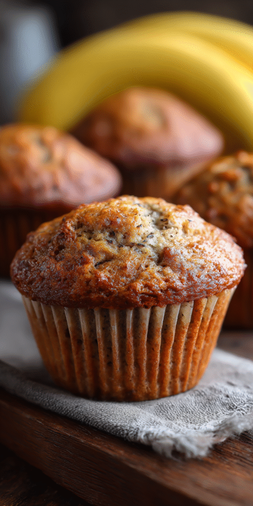 Classic Moist Banana Bread Muffins Recipe