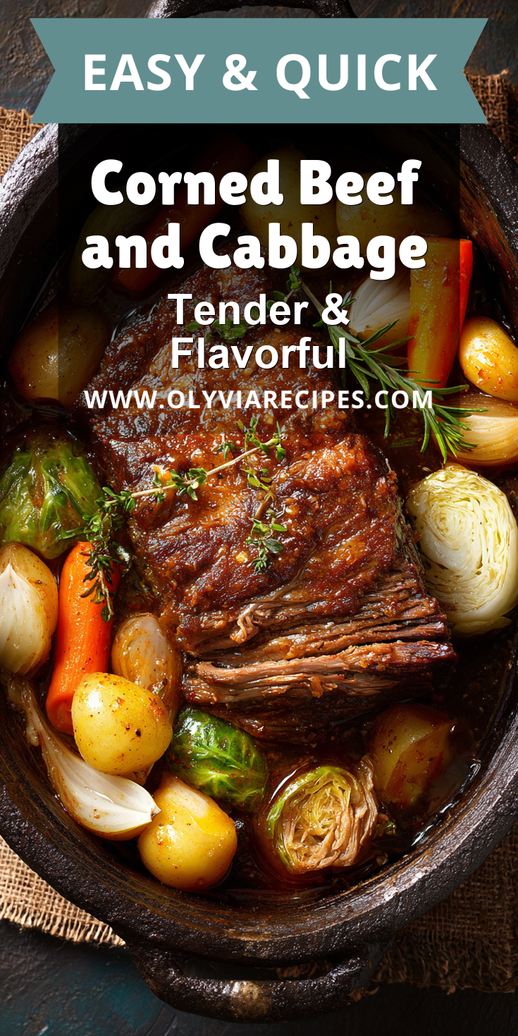 Corned Beef and Cabbage served warm with cozy spices