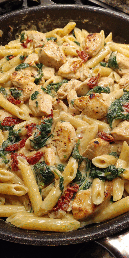 Creamy Tuscan Chicken Pasta Dinner Ideas Recipe