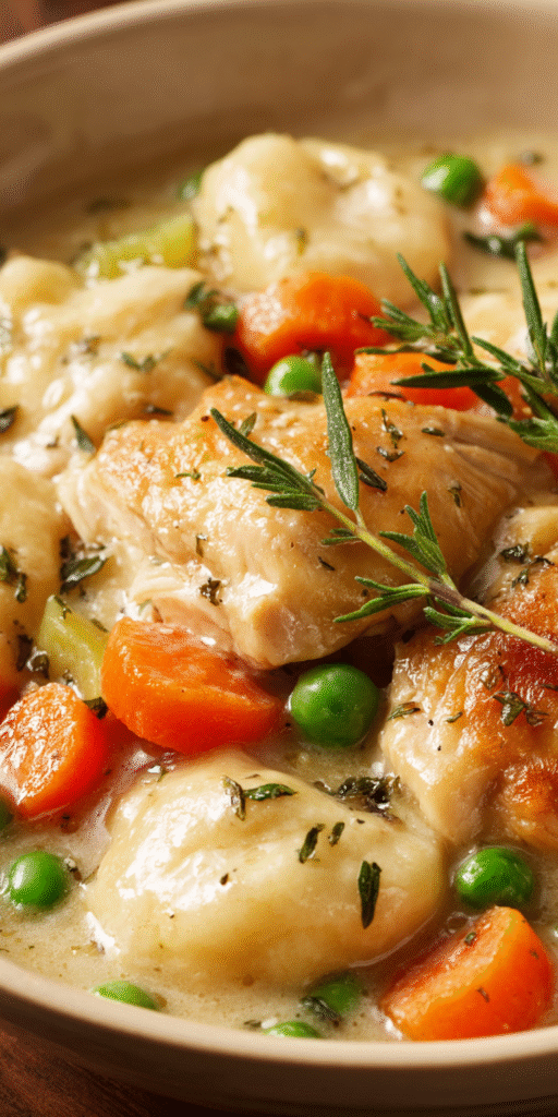 Crockpot Chicken And Dumplings Stew Recipe