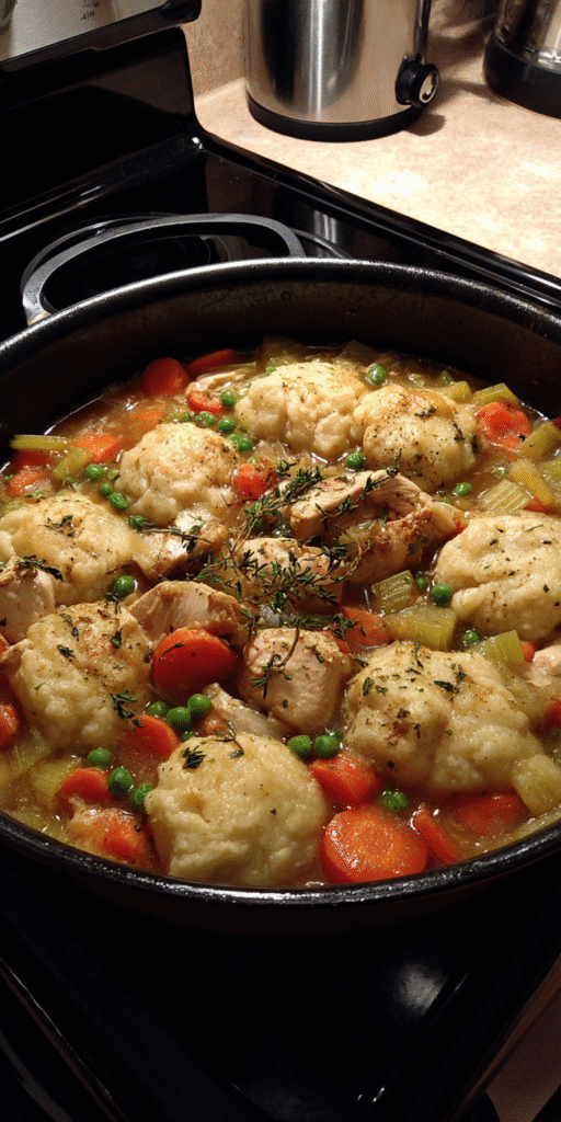 Flat Dumplings Chicken Stew Recipe