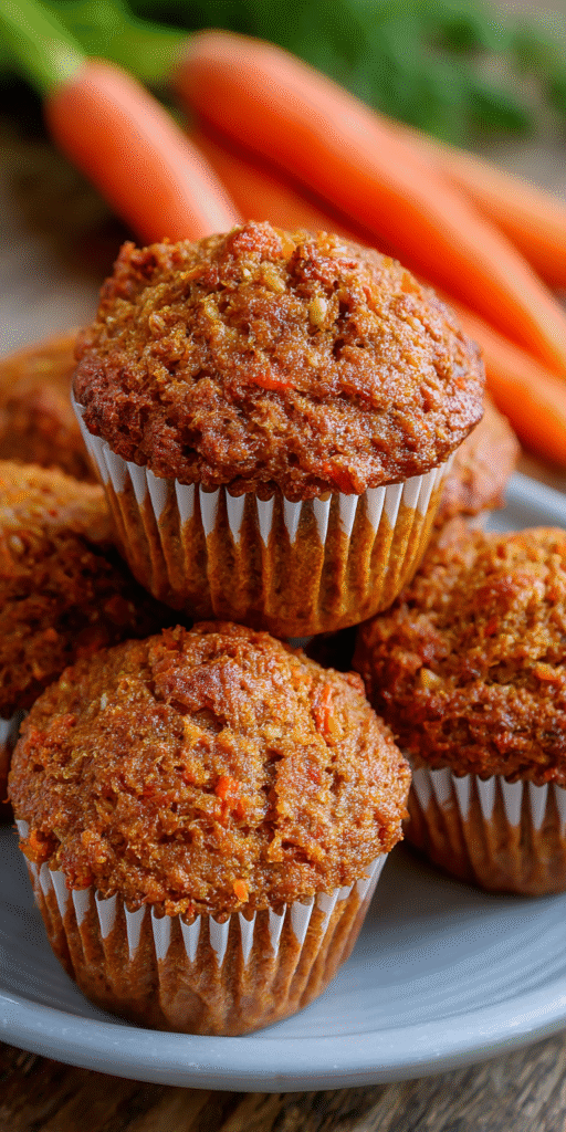 Healthy Carrot Cake Muffins Sweet Treats Recipe