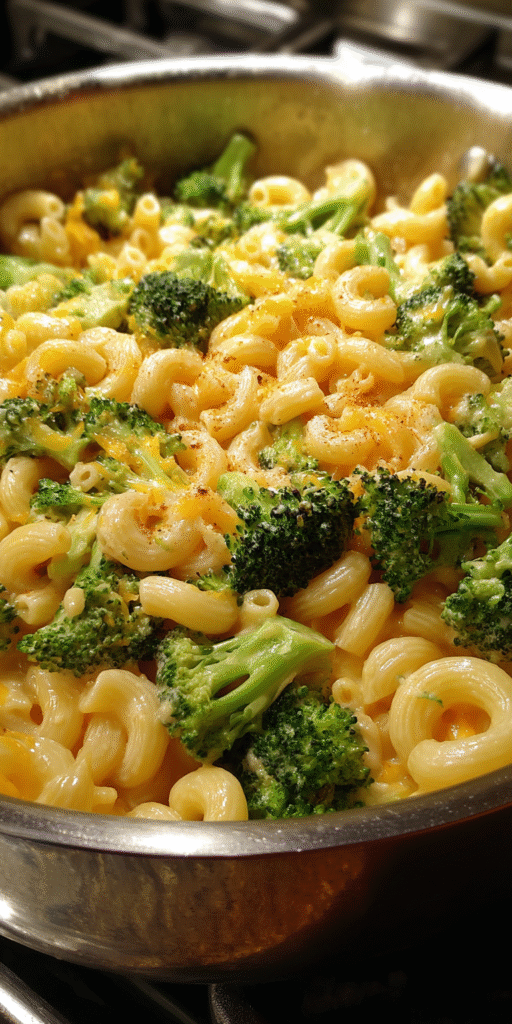 Healthy One Pot Broccoli Mac & Cheese Recipe