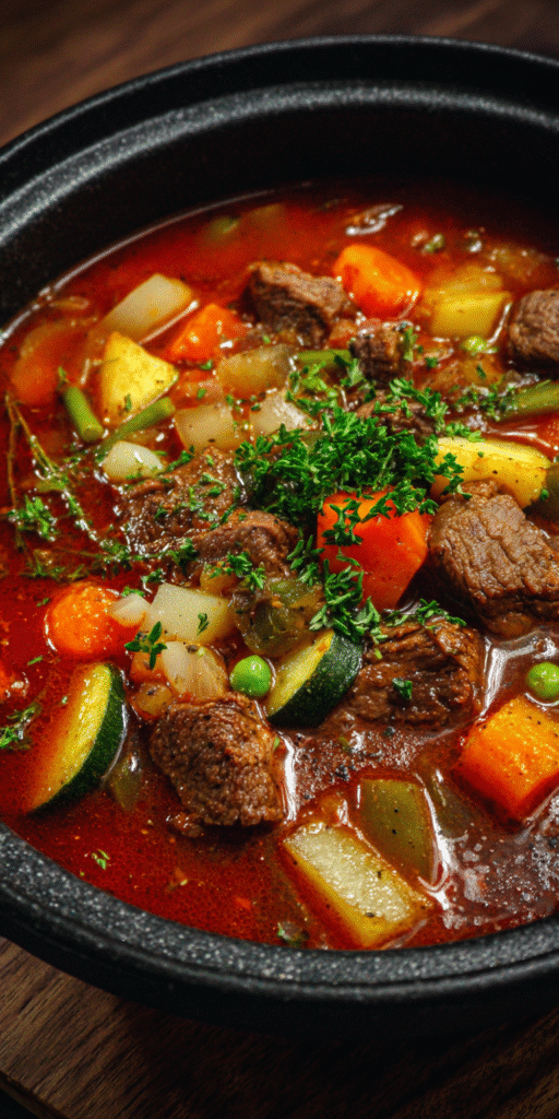 Hearty Venison Vegetable Soup Recipe