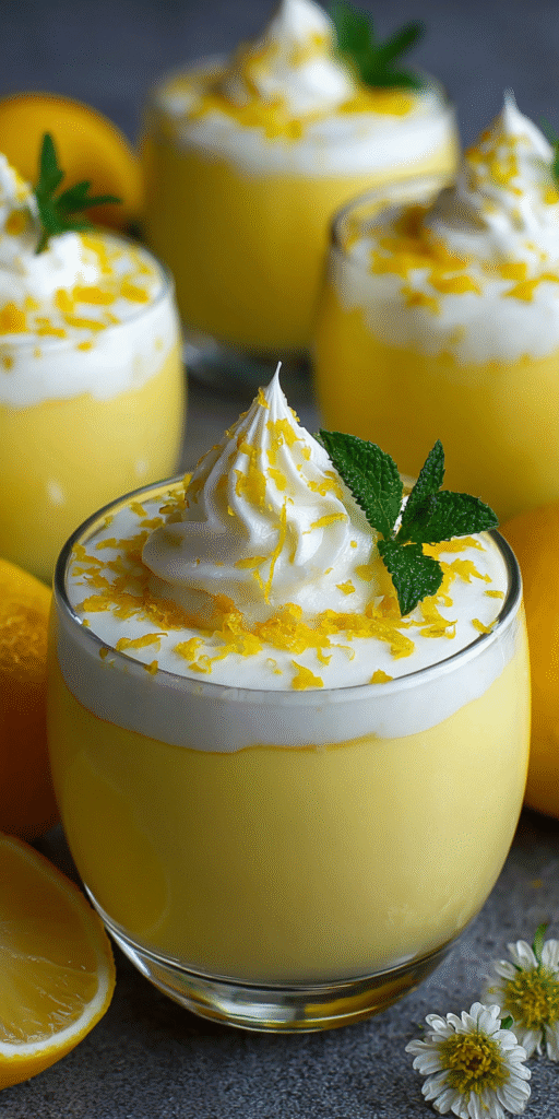 Homemade Lemon Mousse Recipe
