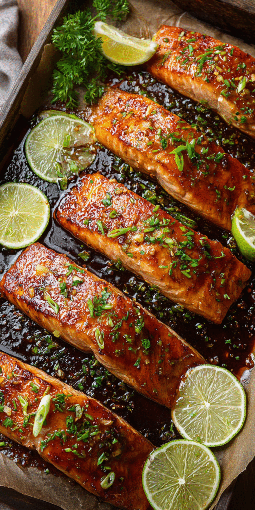 Honey Glazed Salmon Easy Dinner Ideas Recipe