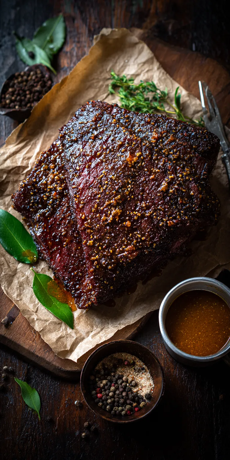 Honey Mustard Glazed Corned Beef served warm with gentle spices and a cozy aroma