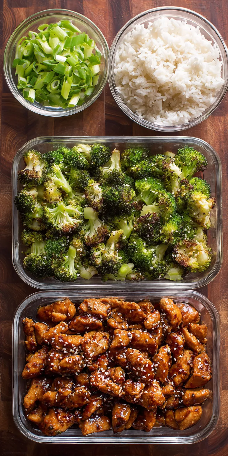 Honey Sesame Chicken Meal Prep served warm with cozy spices
