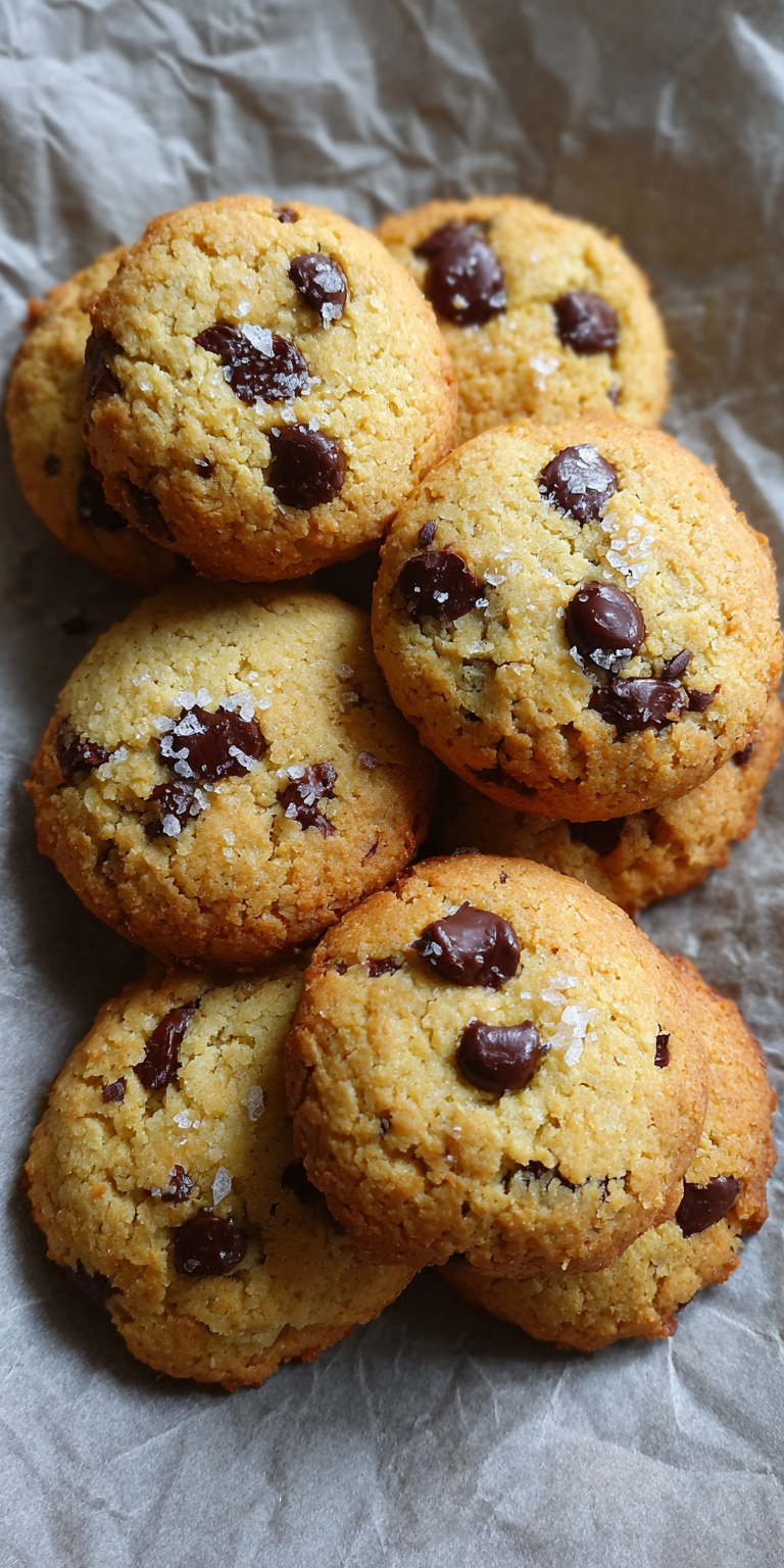 Keto Chocolate Chip Cookies served warm with cozy spices