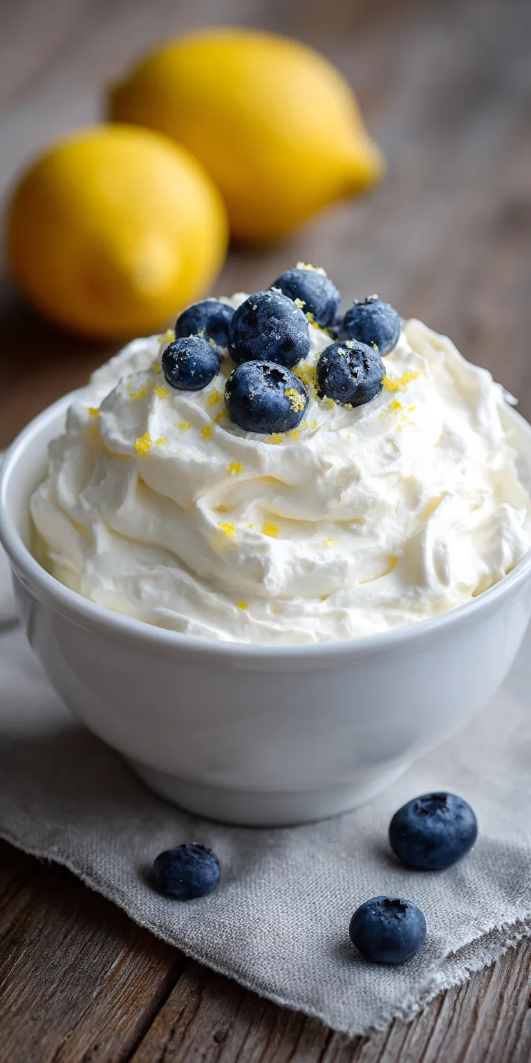 Keto Lemon Cheesecake Fluff served warm with cozy spices