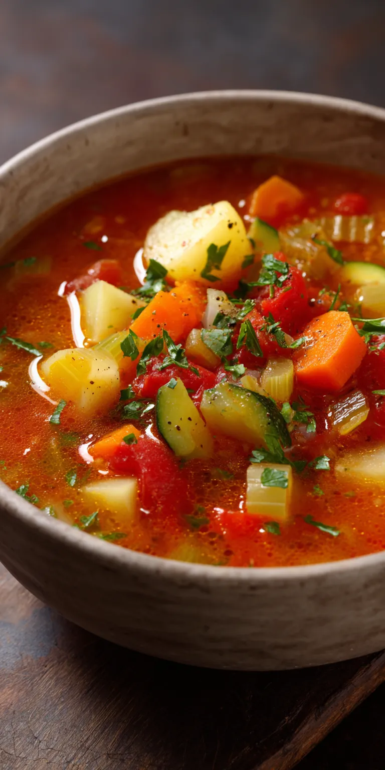 Longevity Soup served warm with cozy spices