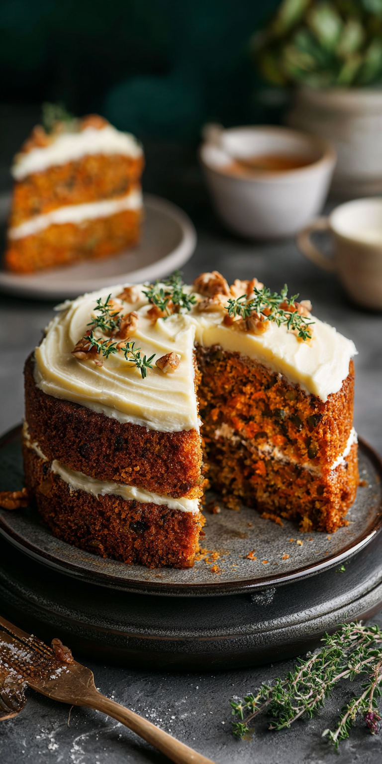 Pineapple Carrot Cake Hummingbird Style served warm with cozy spices