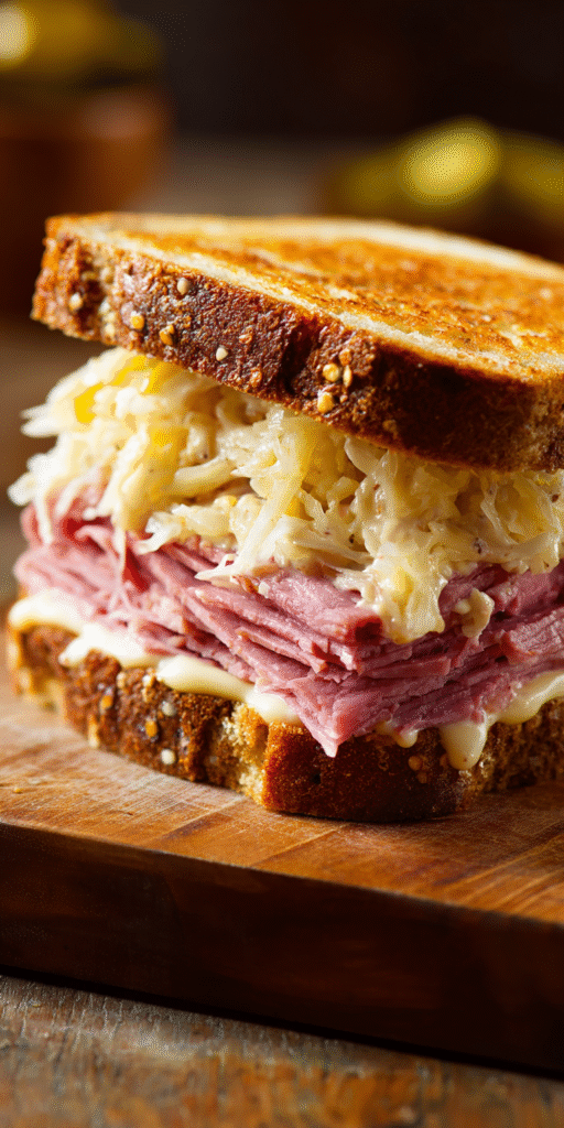 Reuben Sandwich with Homemade Russian Dressing Recipe