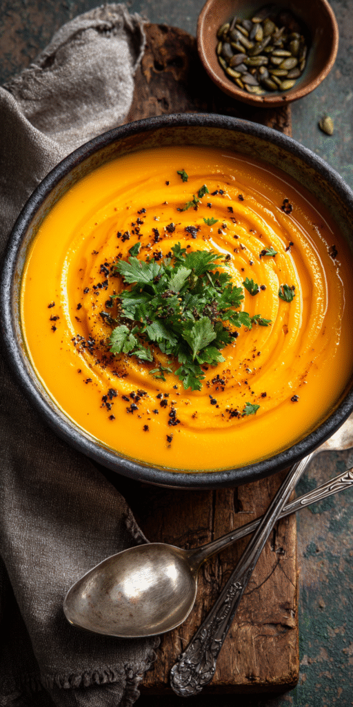 Roasted Carrot and Ginger Spring Soup Recipe