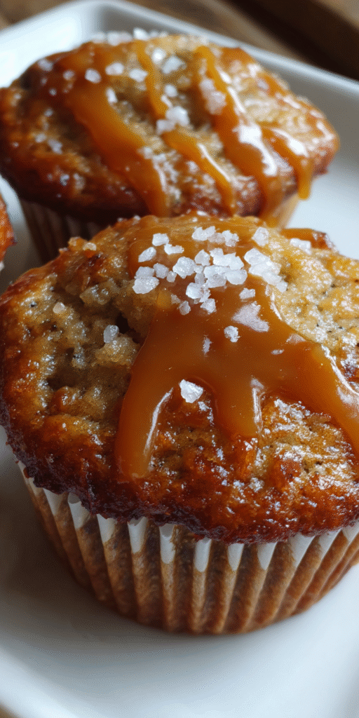 Salted Caramel Banana Muffins Recipe