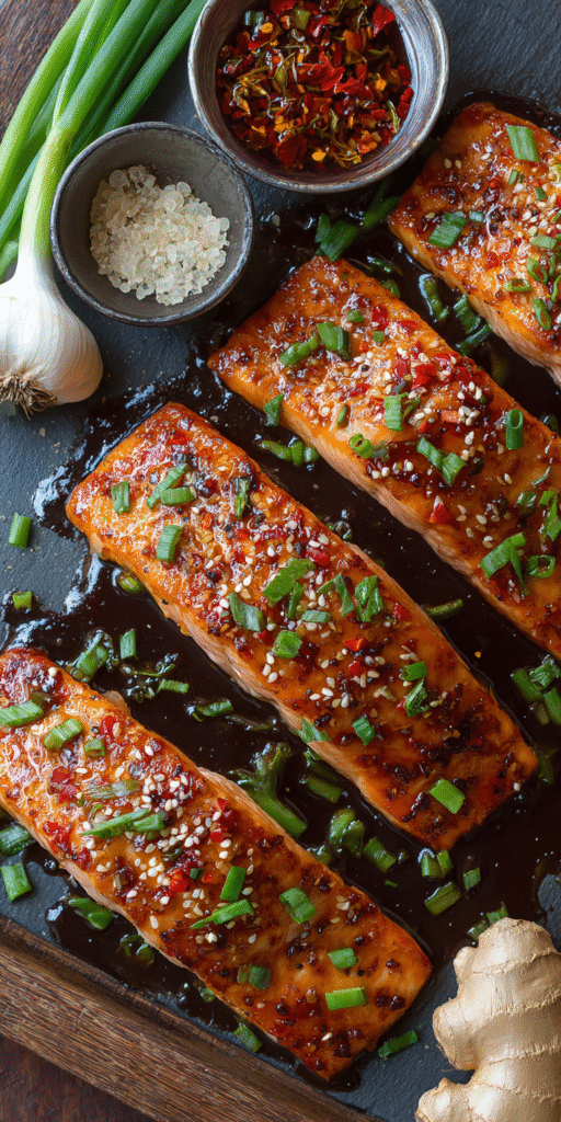 Spicy Firecracker Salmon Meals Recipe