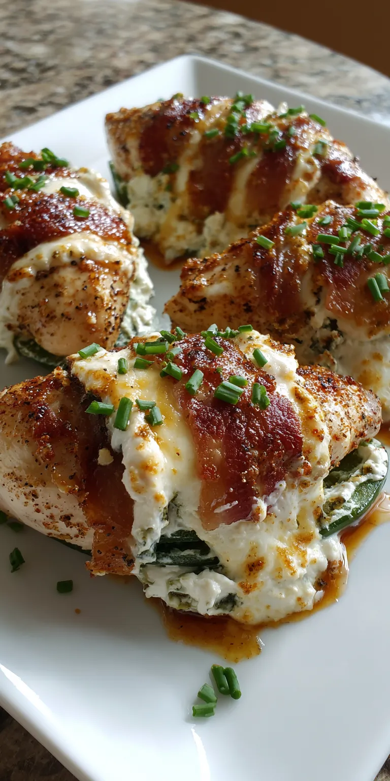Stuffed Jalapeno Popper Chicken Breast Recipe
