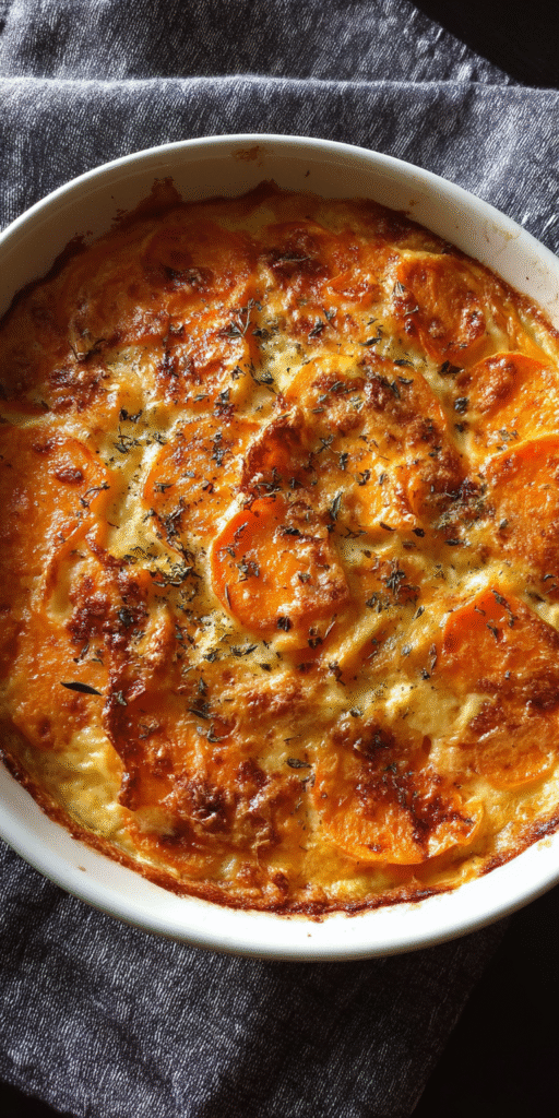 Sweet Potato Scalloped Potatoes Recipe