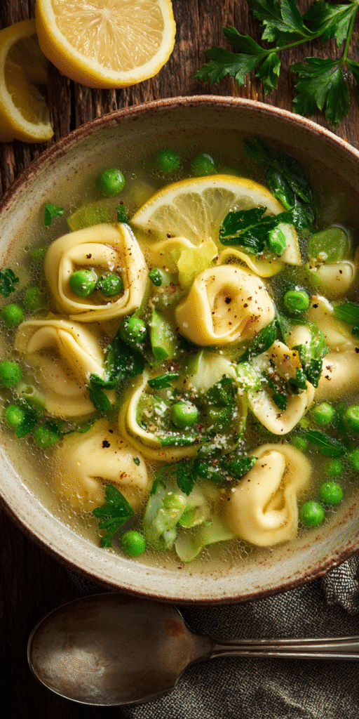 Tortellini in Broth Spring Dinner Ideas Recipe