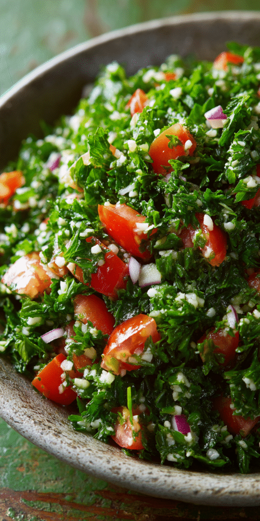 Traditional Tabbouleh Parsley Salad Recipe