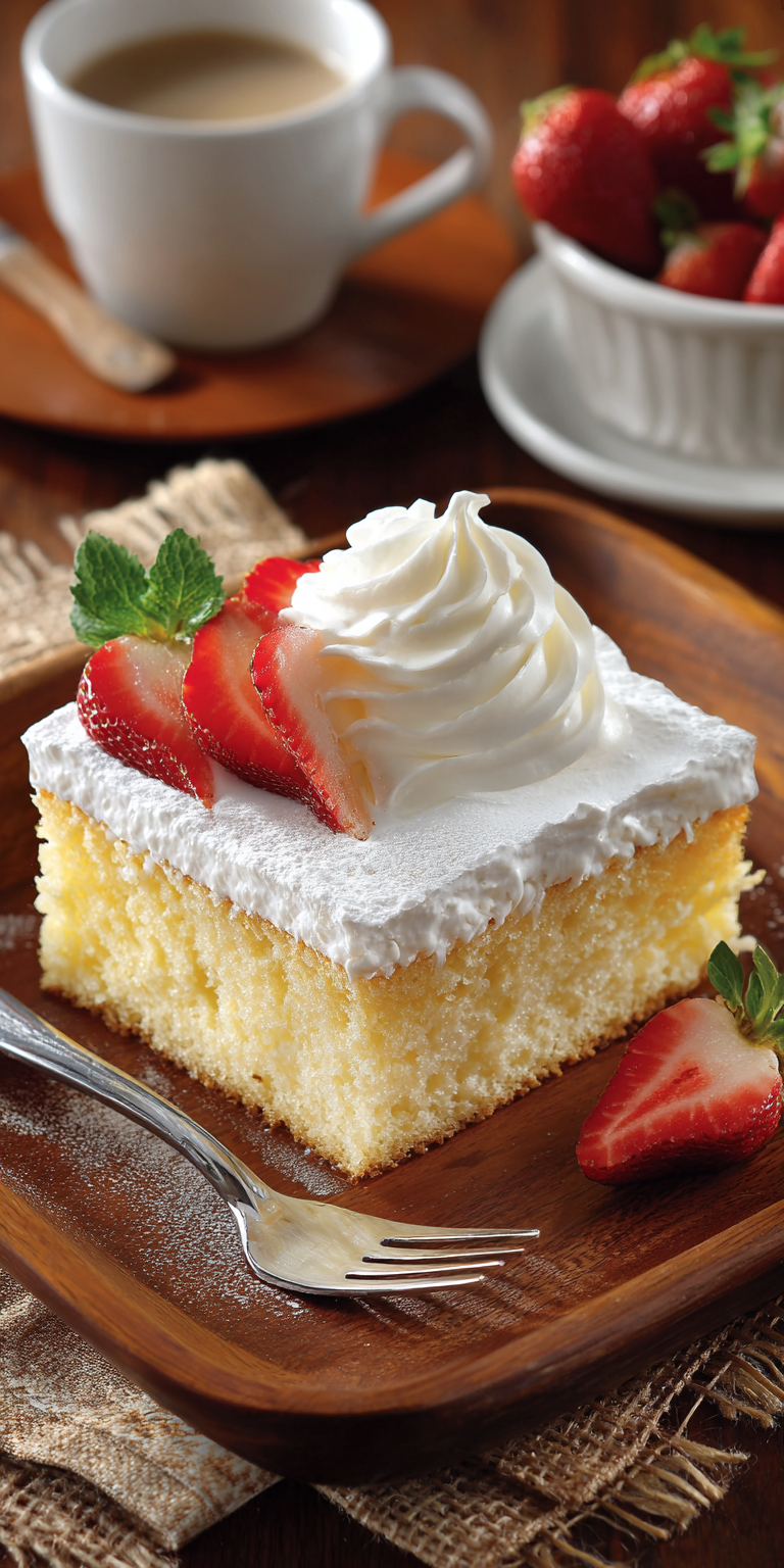Tres Leches Cake Authentic Dessert Recipe