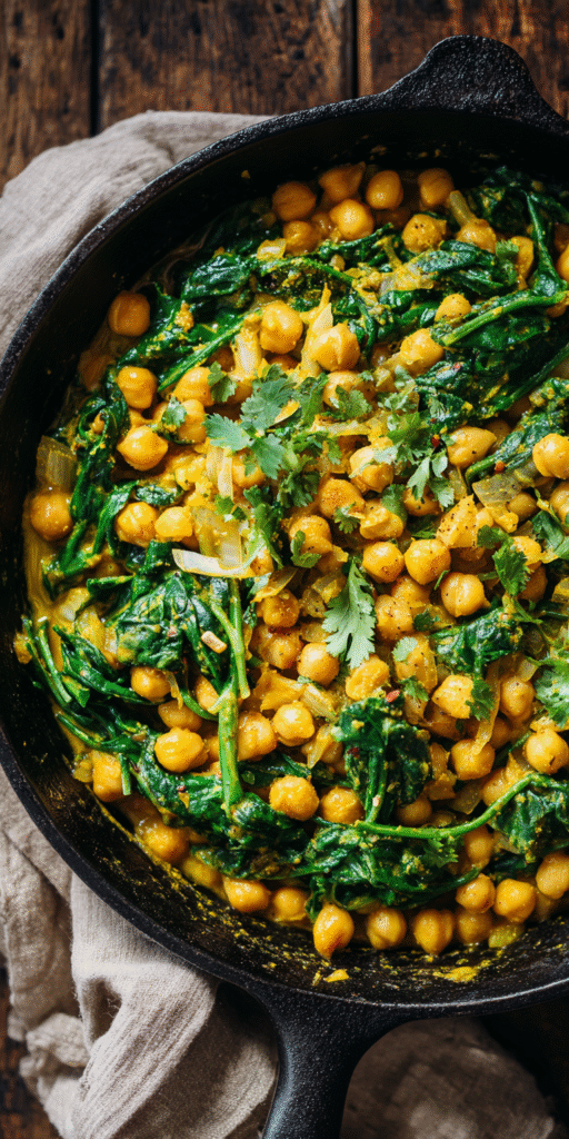 Vegetarian Chickpea Curry Easy Dinner Ideas Recipe