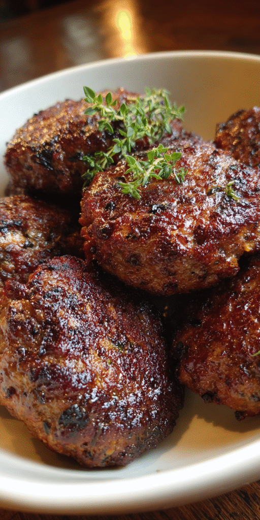 Venison Sausage Breakfast Patties Recipe