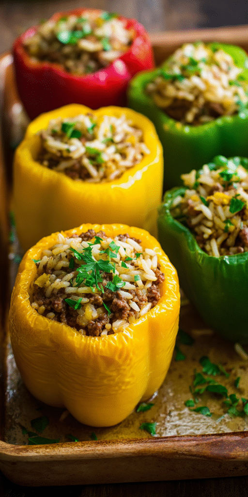 Venison Stuffed Bell Peppers Recipe