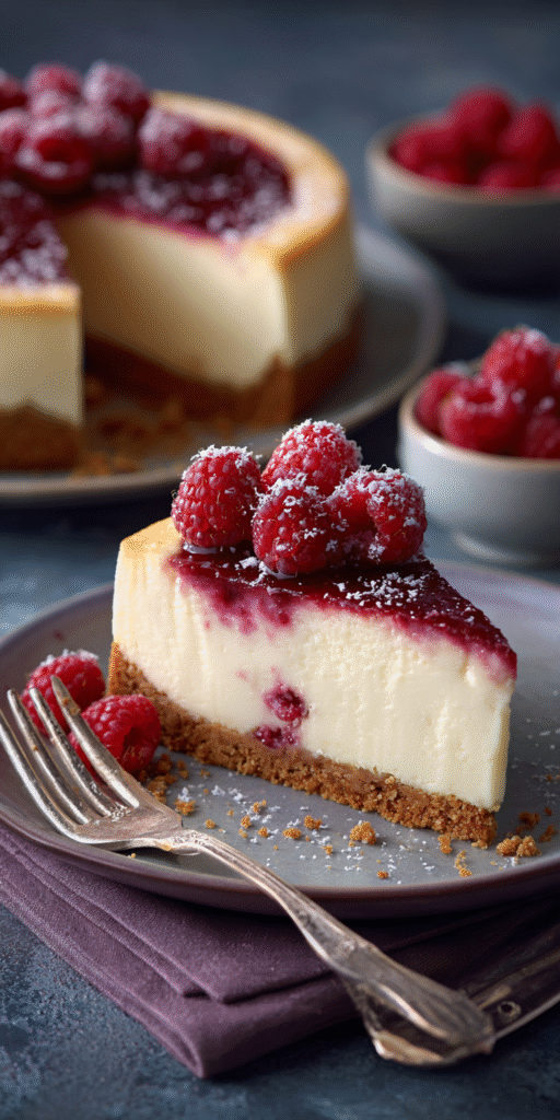 White Chocolate Raspberry Cheesecake Recipe