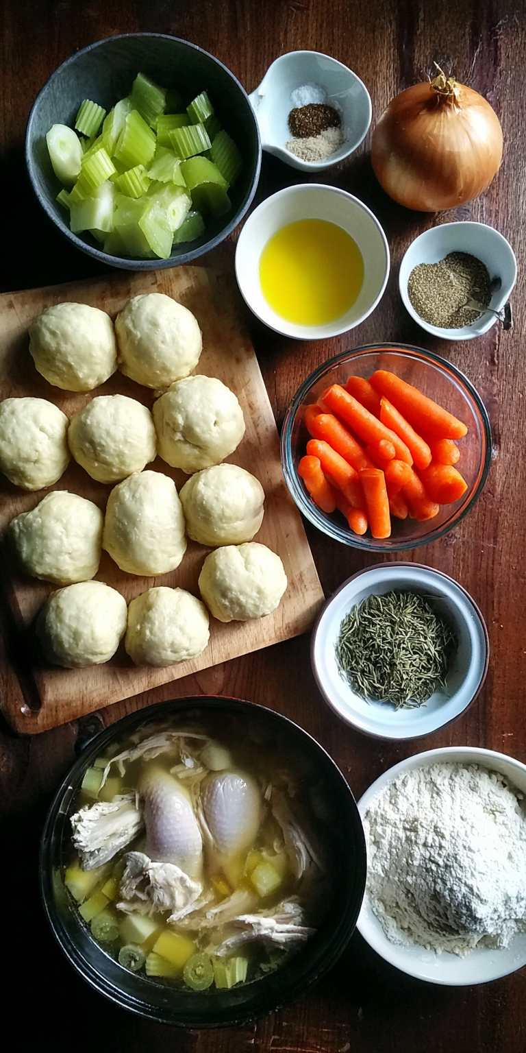 Grandmas Secret Chicken And Dumplings served warm with cozy spices
