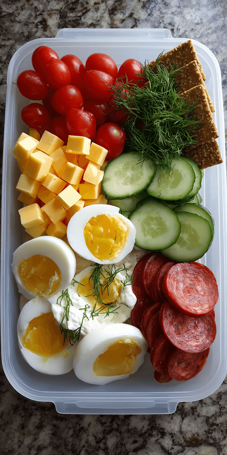 Hard Boiled Egg Box Healthy Meal Prep served warm with cozy spices