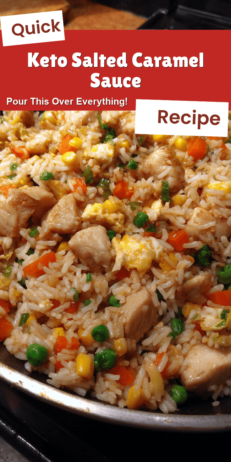 Keto Salted Caramel Sauce served on a plate