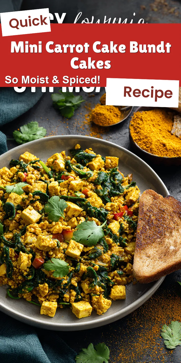 Mini Carrot Cake Bundt Cakes served on a plate