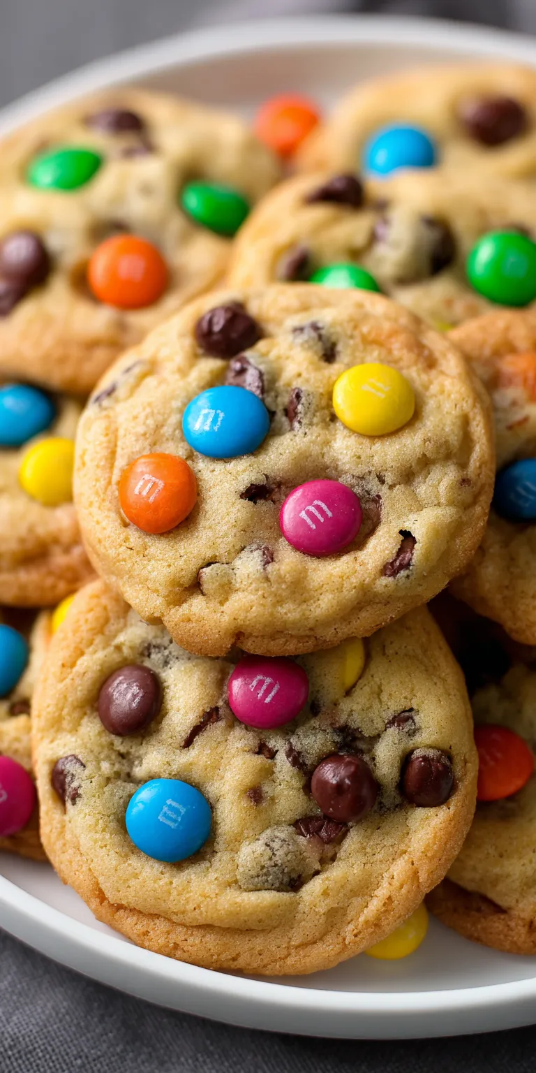 M&M Chocolate Chip Cookies Recipe