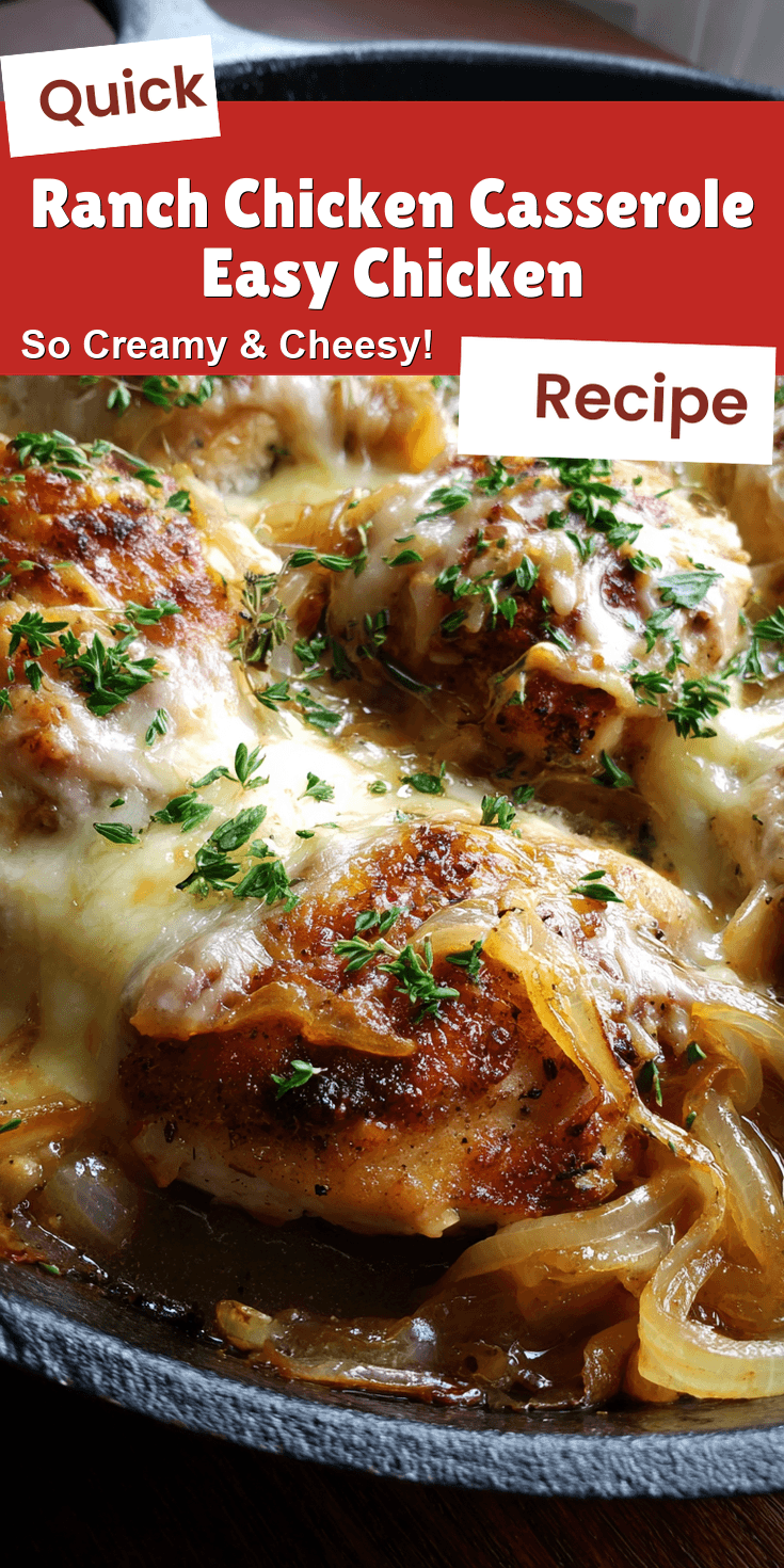 Ranch Chicken Casserole Easy Chicken served warm with cozy spices