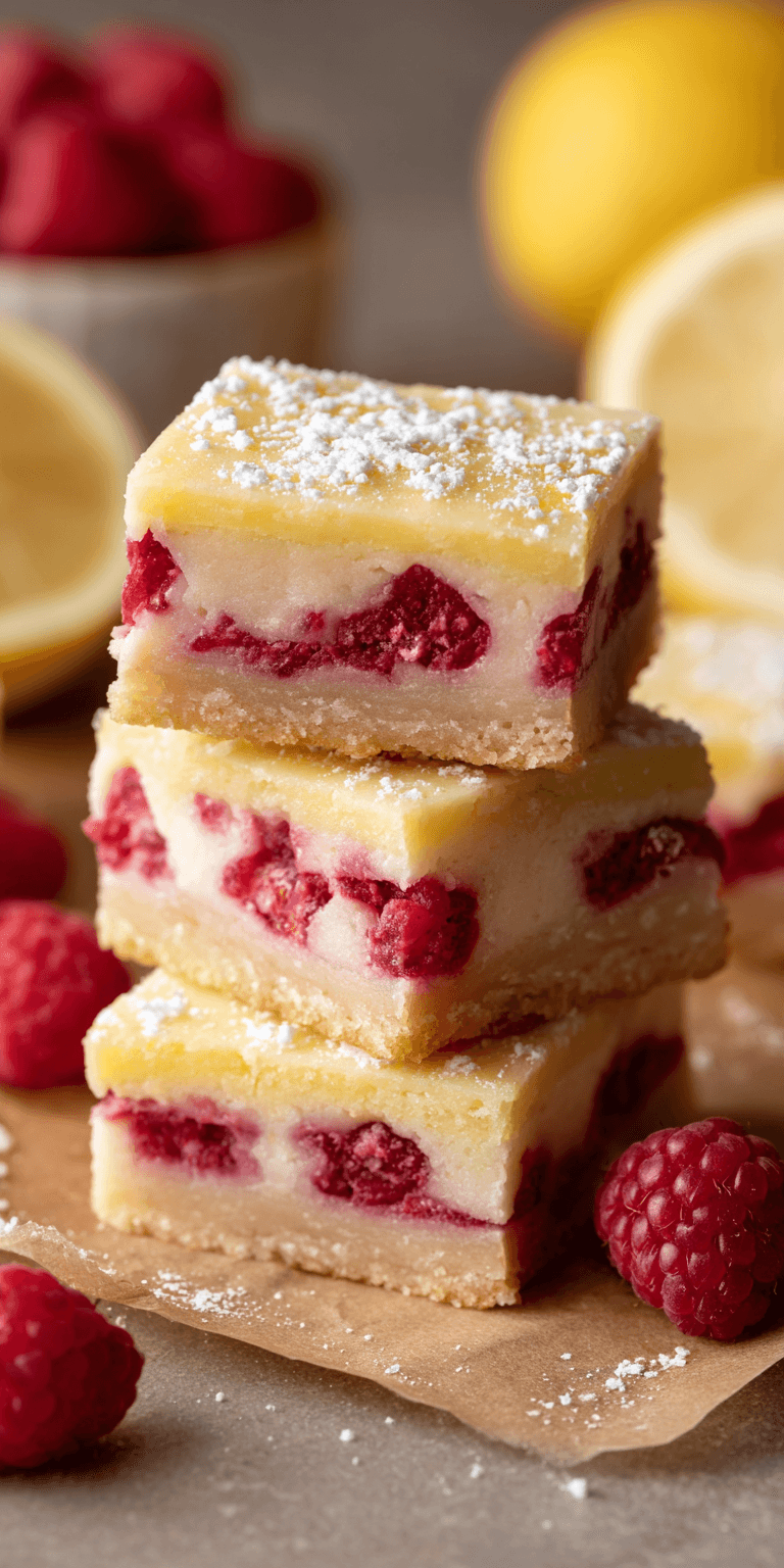 Raspberry Lemonade Bar Cookie served warm with cozy spices