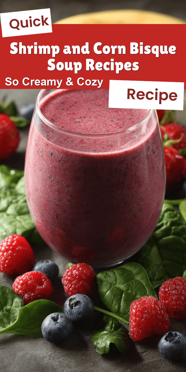 Shrimp and Corn Bisque Soup Recipes served warm with cozy spices