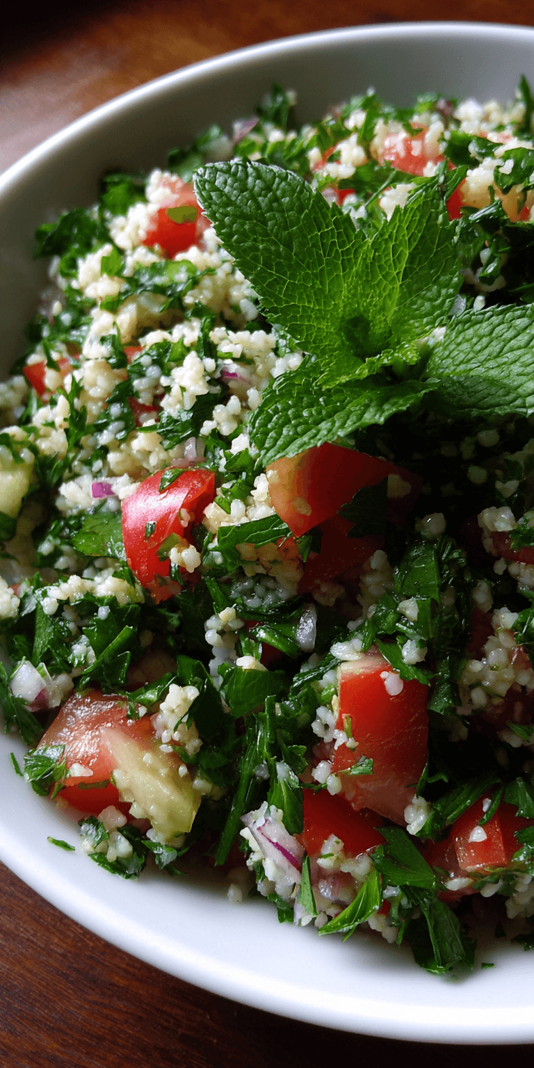 Tabouli Salad Mediterranean Recipes Side served warm with cozy spices