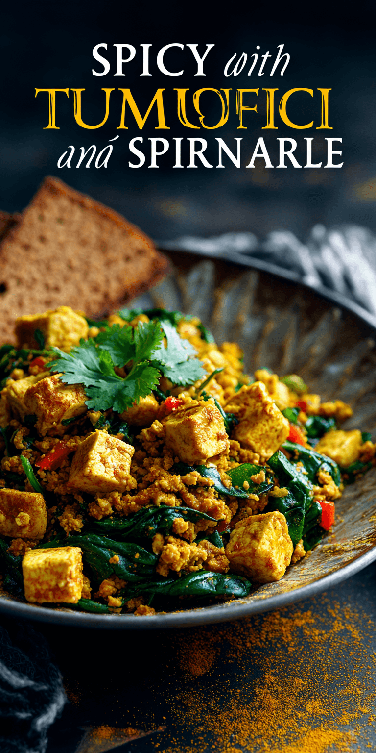 Tofu Scramble Healthy High Protein Meals served warm with cozy spices