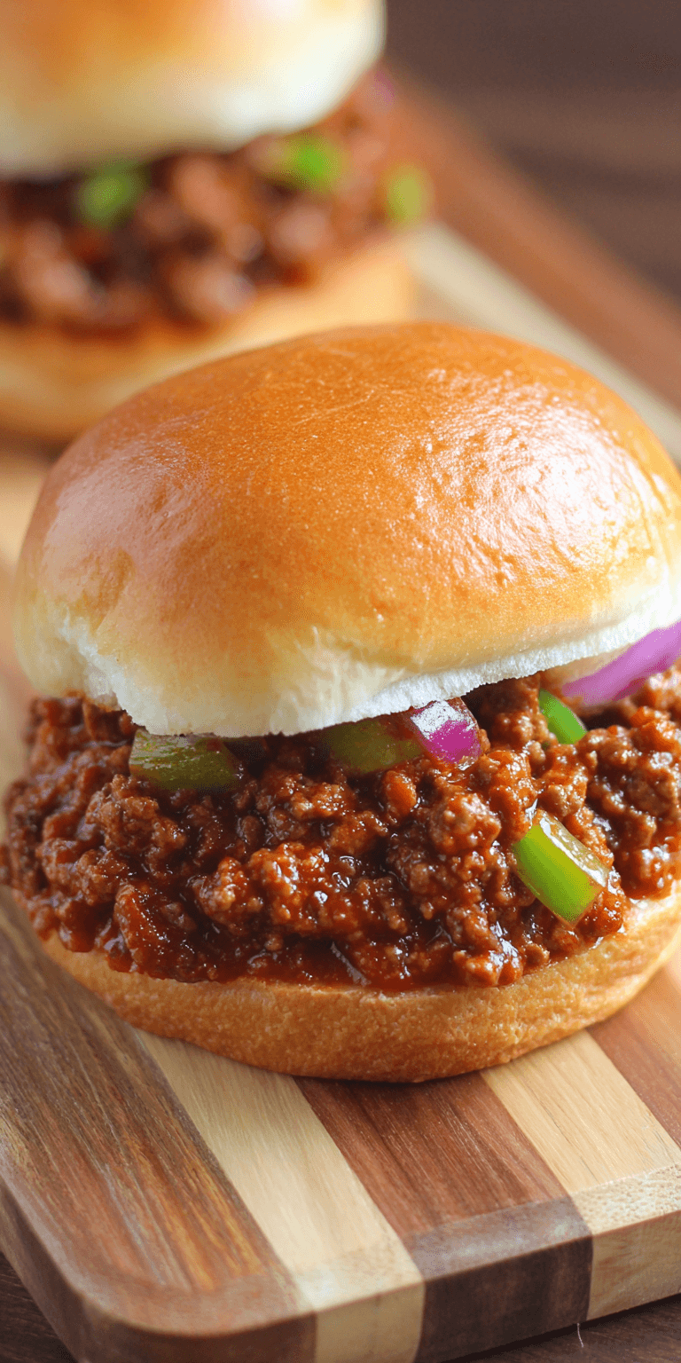 Venison Sloppy Joes Sandwich served warm with cozy spices