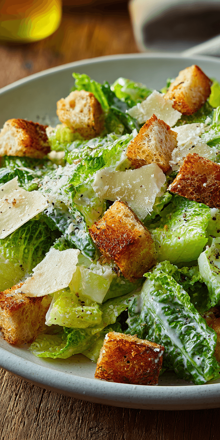 Best Caesar Salad served warm with cozy spices