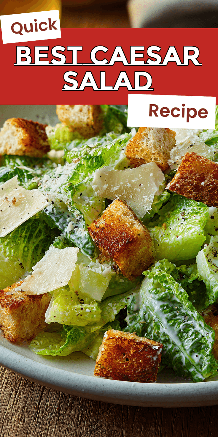 Best Caesar Salad served warm with cozy spices