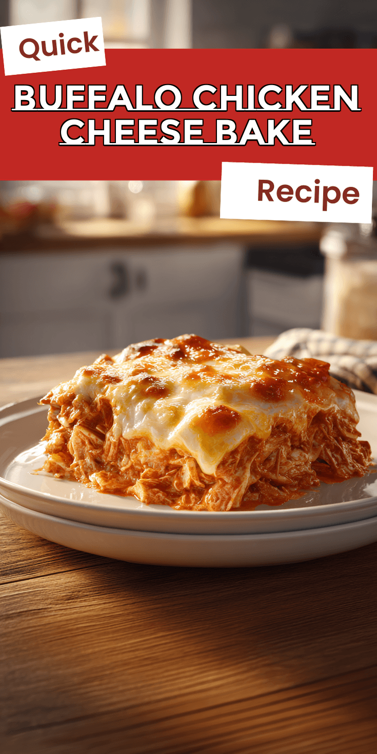 Buffalo Chicken Cheese Bake served warm with cozy spices