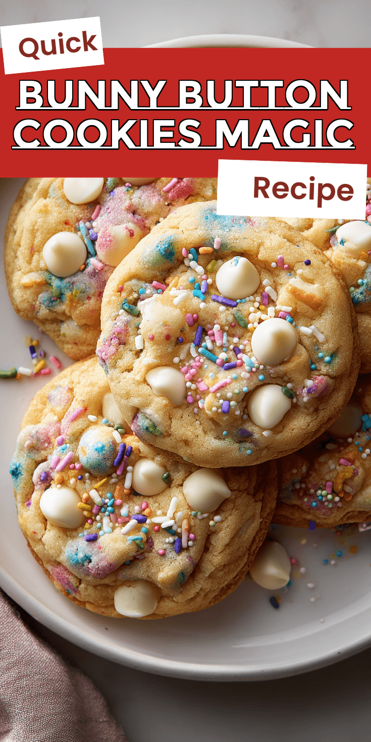 Bunny Button Cookies Magic served warm with cozy spices