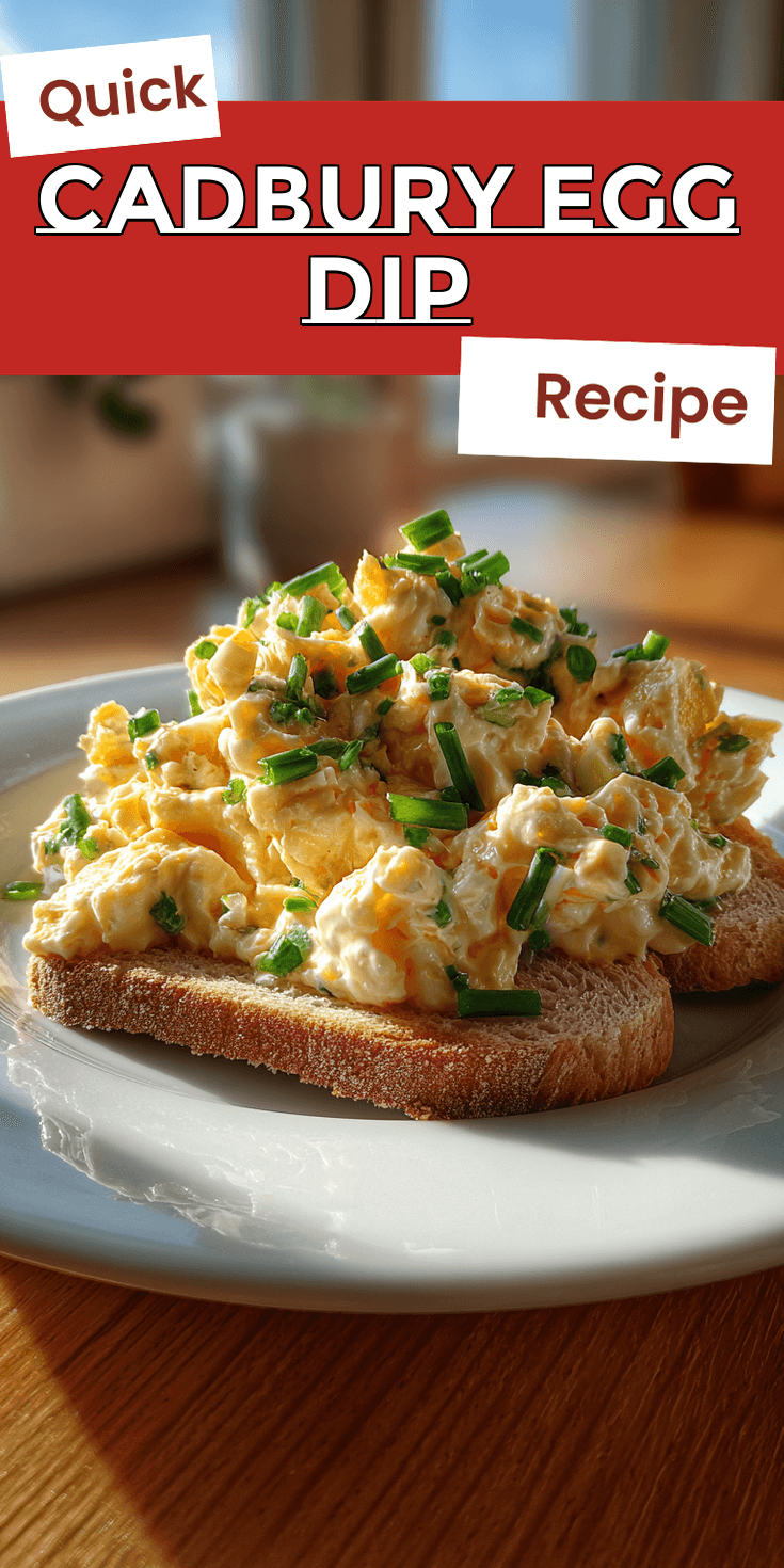 Cadbury Egg Dip served warm with cozy spices