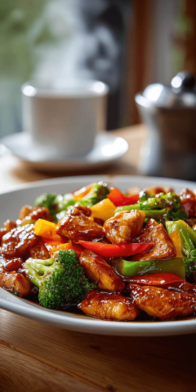 Chicken Stir Fry served warm with cozy spices