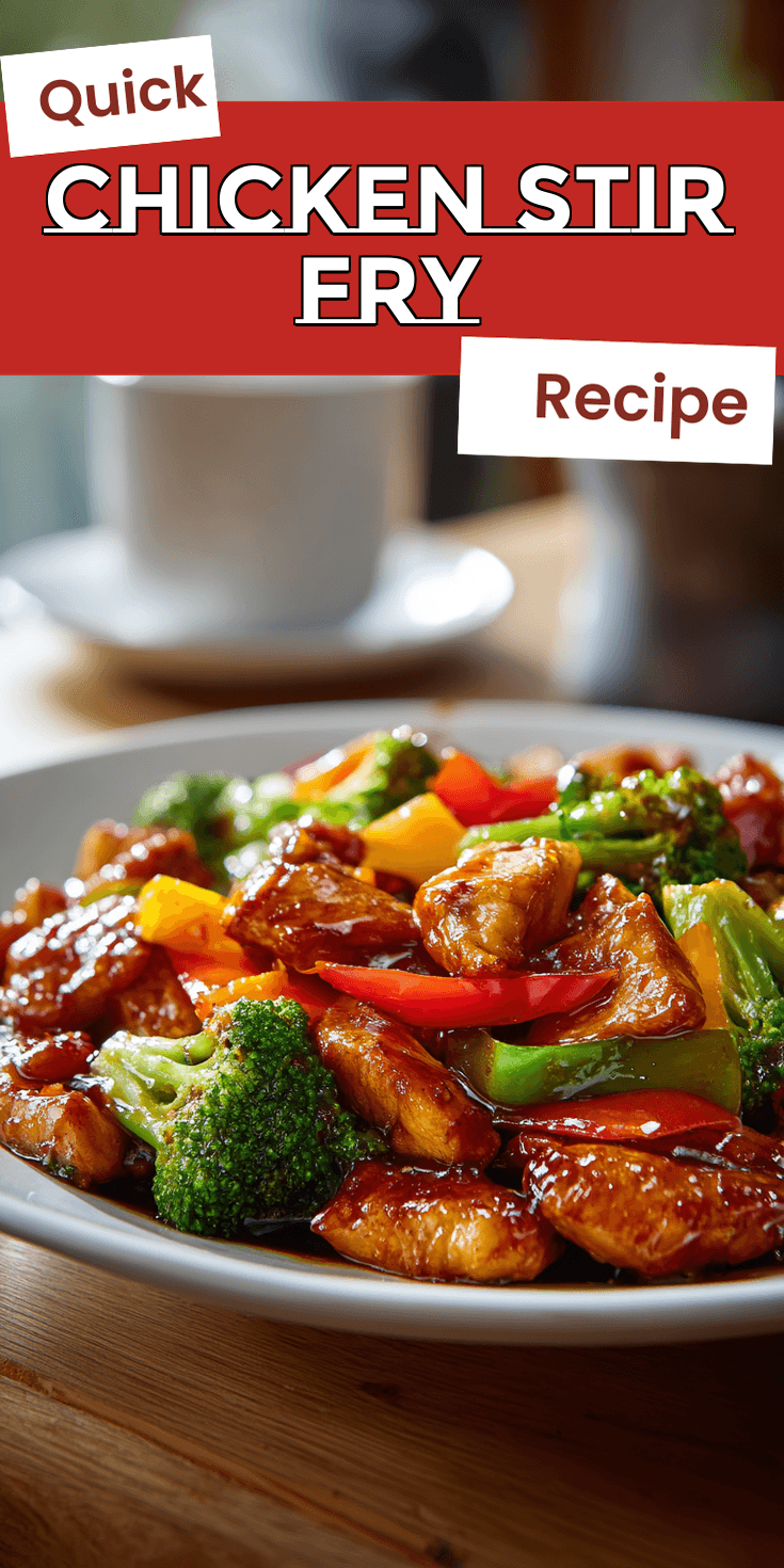 Chicken Stir Fry served warm with cozy spices