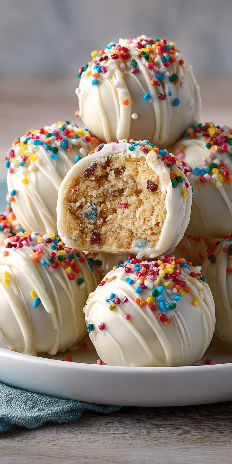 Easy Easter Funfetti Cake Pops served warm with cozy spices