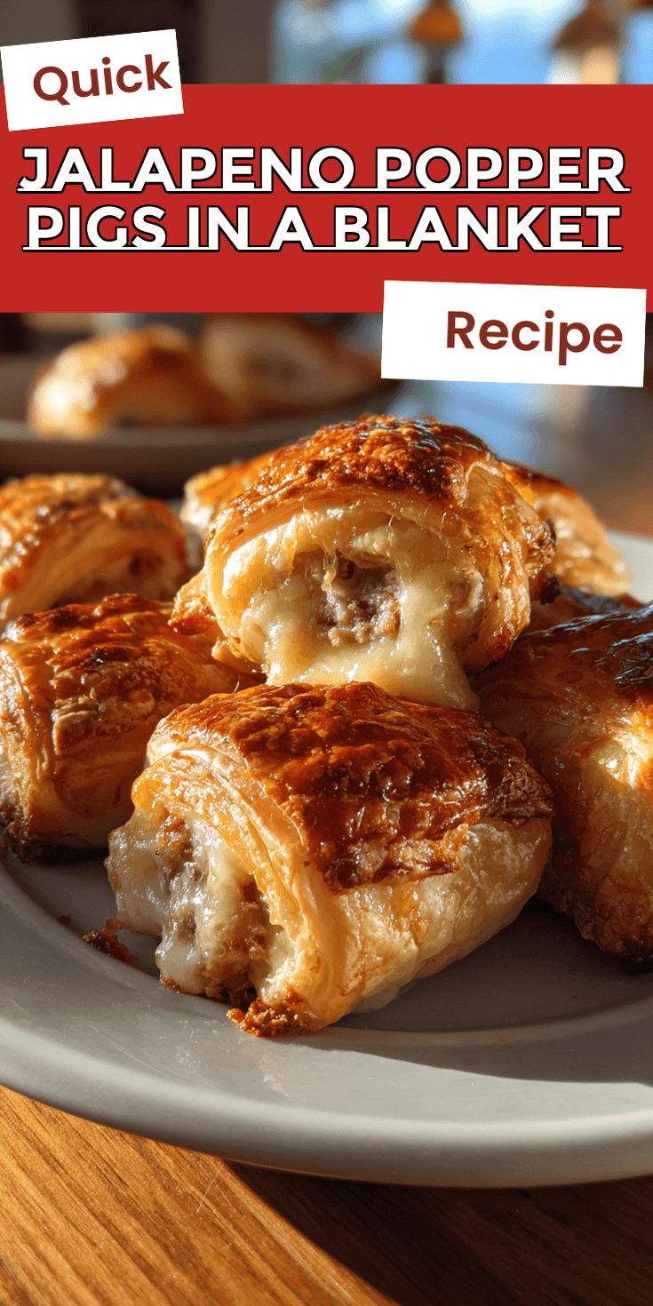 Jalapeno Popper Pigs in a Blanket served warm with cozy spices