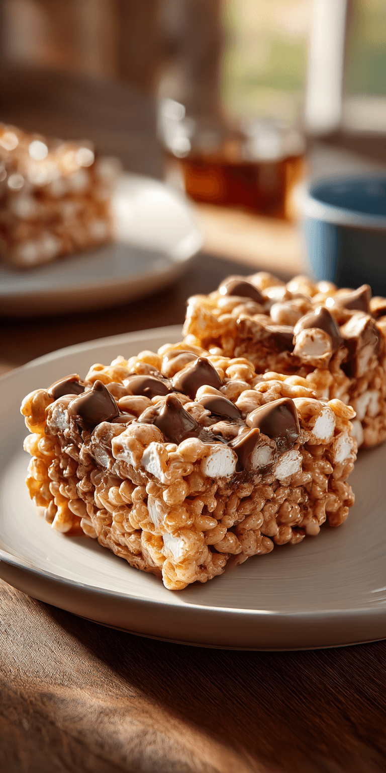 Marshmallow Bars served warm with cozy spices